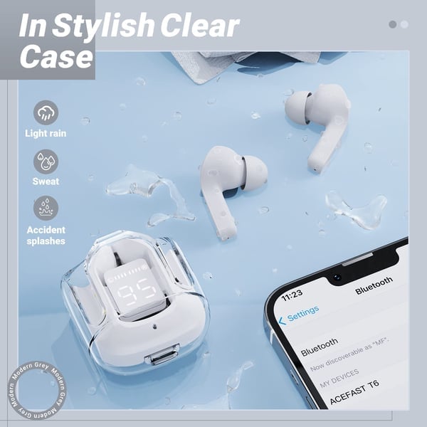 🔥66% discount - Bluetooth headphones with ENC noise canceling