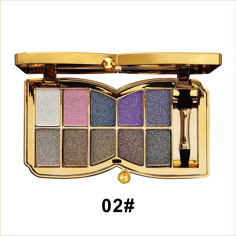 💗LAST DAY - BUY 1 GET 1 FREE💗10 Colors Glitter Shimmer Eyes Shadow Pallet