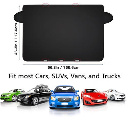 📢📢50  % OFF !!⏰⏰2025 Upgraded Car Windshield Magnetic Snow Cover