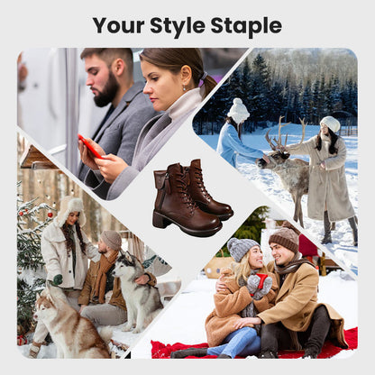 📢📢60%  OFF !! ⏰Great Gift-retro British Style Boots💕