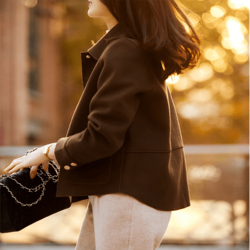 📢📢30% OFF !! ⏰Women's Fashion Short Fall Reversible Coat