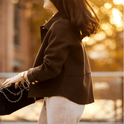 📢📢30% OFF !! ⏰Women's Fashion Short Fall Reversible Coat