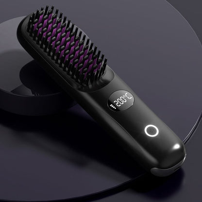 🎄Christmas Sale 33% OFF🔥2-in-1 Straightening & Cordless Hair Straightener with LED Display
