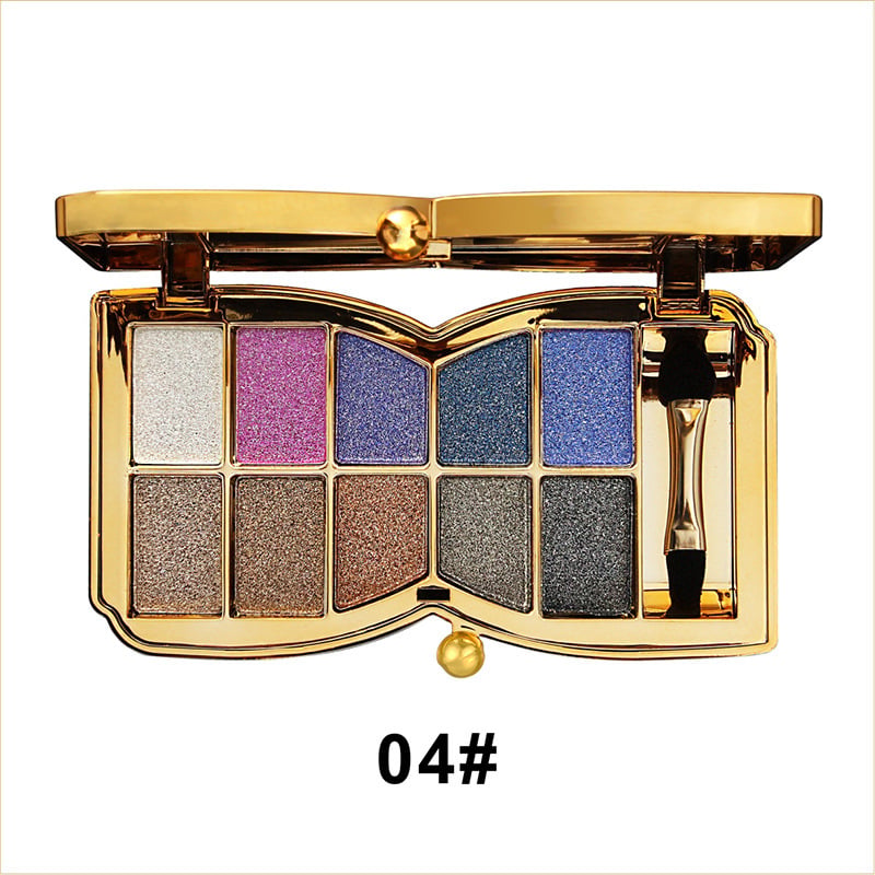 💗LAST DAY - BUY 1 GET 1 FREE💗10 Colors Glitter Shimmer Eyes Shadow Pallet