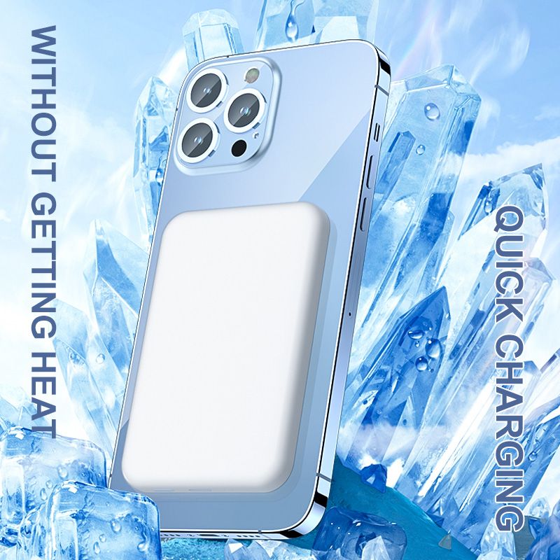 📢📢30%  OFF !! ⏰15W Fast Charge Portable Wireless Magnetic Power Bank