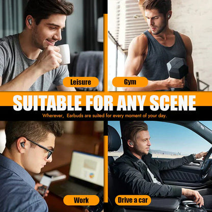 📢📢60% OFF !!⏰⏰Invisible Sleep Wireless Earphone Ipx5 Waterproof