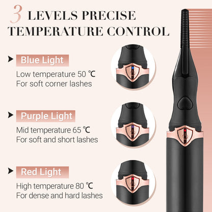 🎁Buy 2 Get 1 Free🔥2025 Rechargeable Heated Eyelash Curler for Quick Heating Curling