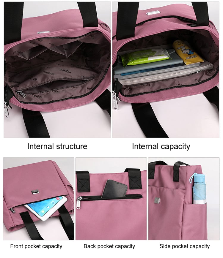 📢📢60%  OFF !! ⏰Large Capacity Waterproof Multi Pocket Nylon Shoulder Bag🎁