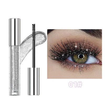 📢📢BUY 1 GET 1 FREE⏰ Waterproof Diamond Glitter Mascara - Long-lasting Curl, Sparkling Shine, Create Captivating Eyes!
