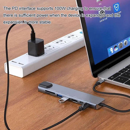 📢📢50%  OFF !!!⏰Eight-In-One Multi-Interface Docking Station Converter