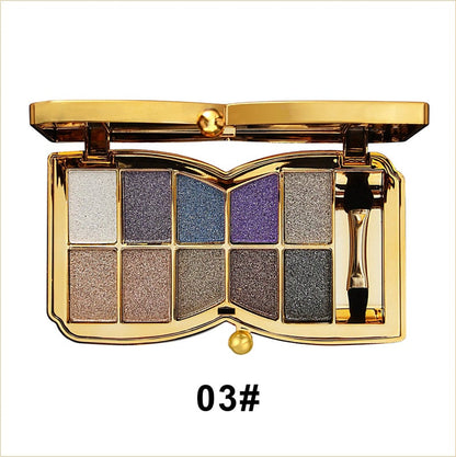 💗LAST DAY - BUY 1 GET 1 FREE💗10 Colors Glitter Shimmer Eyes Shadow Pallet
