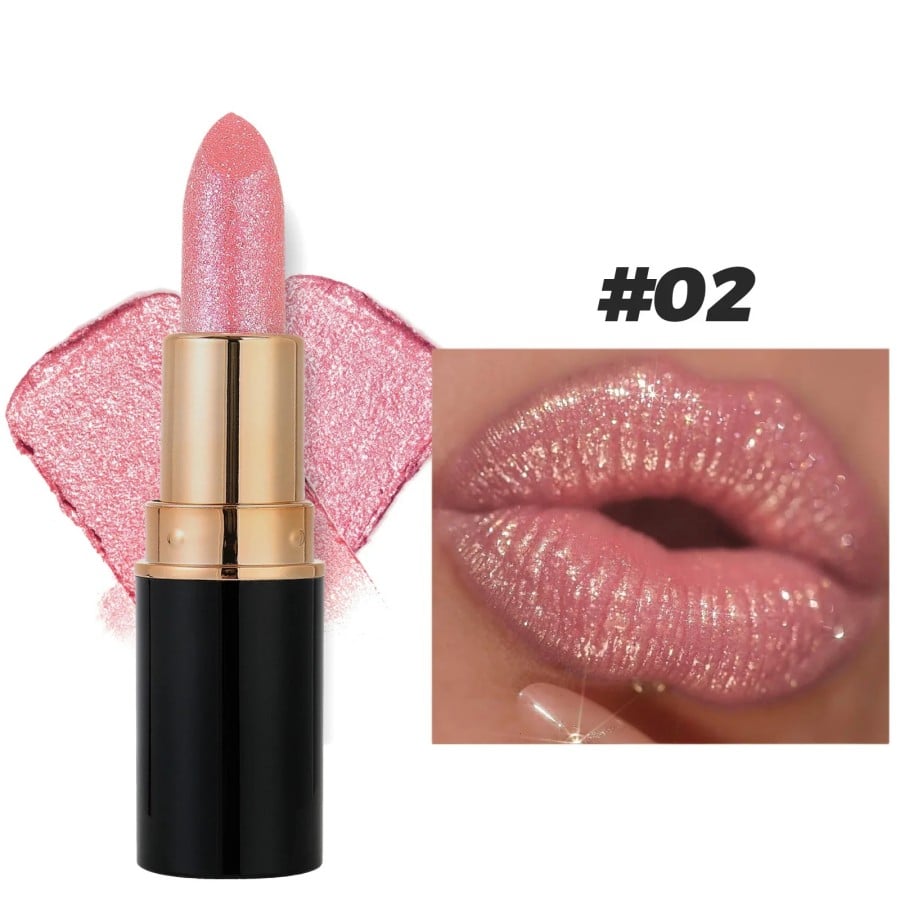 📢📢BUY 1 GET 1 FREE⏰⏰✨BUY 1 GET 1 FREE🎉Diamond Lip Gloss Glitter Lipstick Waterproof