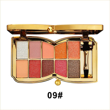 💗LAST DAY - BUY 1 GET 1 FREE💗10 Colors Glitter Shimmer Eyes Shadow Pallet