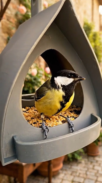 📢📢50%  OFF !! ⏰Hanging Bird Feeder for Garden with Roof