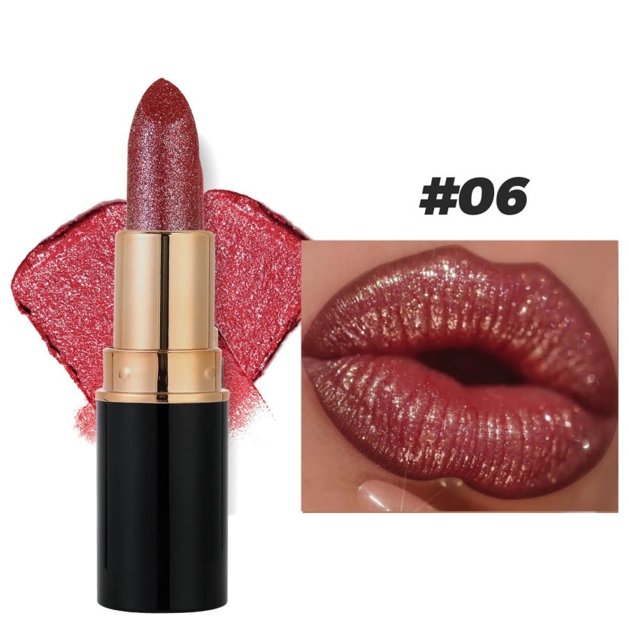 📢📢BUY 1 GET 1 FREE⏰⏰✨BUY 1 GET 1 FREE🎉Diamond Lip Gloss Glitter Lipstick Waterproof