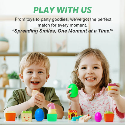 📢📢50% OFF !!!⏰Pre-filled Easter Eggs with Stuffed Animal Toys