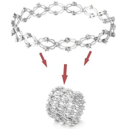🔥Magic 2 in 1 Foldable Ring Bracelet🎅Limited time offer