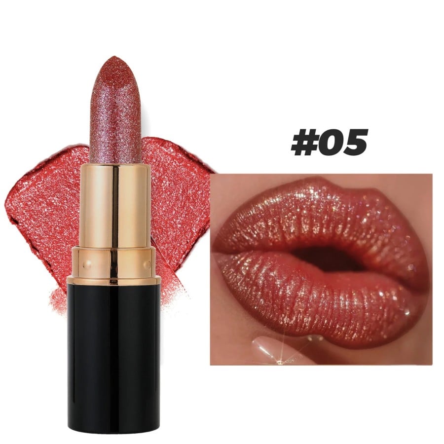 📢📢BUY 1 GET 1 FREE⏰⏰✨BUY 1 GET 1 FREE🎉Diamond Lip Gloss Glitter Lipstick Waterproof