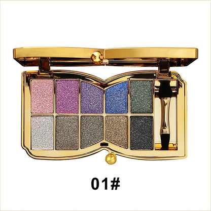 💗LAST DAY - BUY 1 GET 1 FREE💗10 Colors Glitter Shimmer Eyes Shadow Pallet