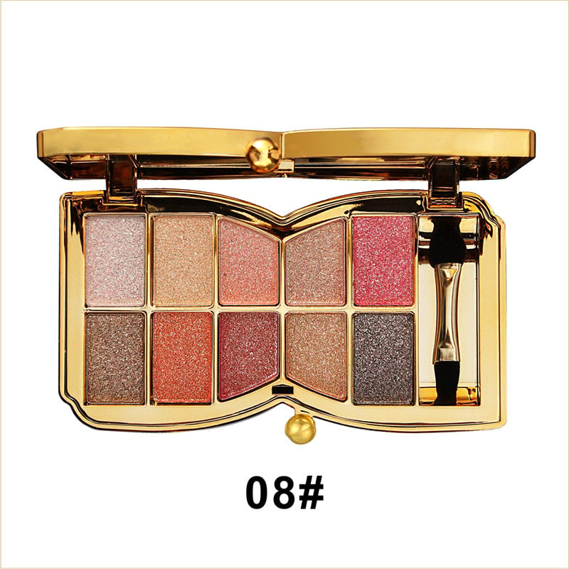 💗LAST DAY - BUY 1 GET 1 FREE💗10 Colors Glitter Shimmer Eyes Shadow Pallet