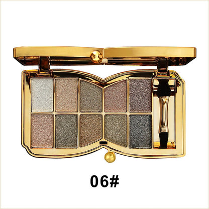 💗LAST DAY - BUY 1 GET 1 FREE💗10 Colors Glitter Shimmer Eyes Shadow Pallet