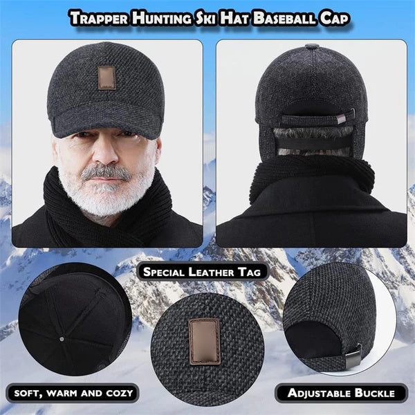 📢📢50 % OFF !!✨🌟Winter Lightweight and Warm Baseball Cap