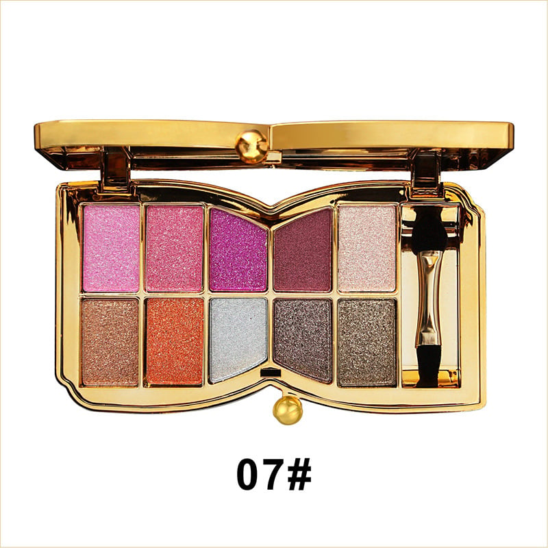 💗LAST DAY - BUY 1 GET 1 FREE💗10 Colors Glitter Shimmer Eyes Shadow Pallet