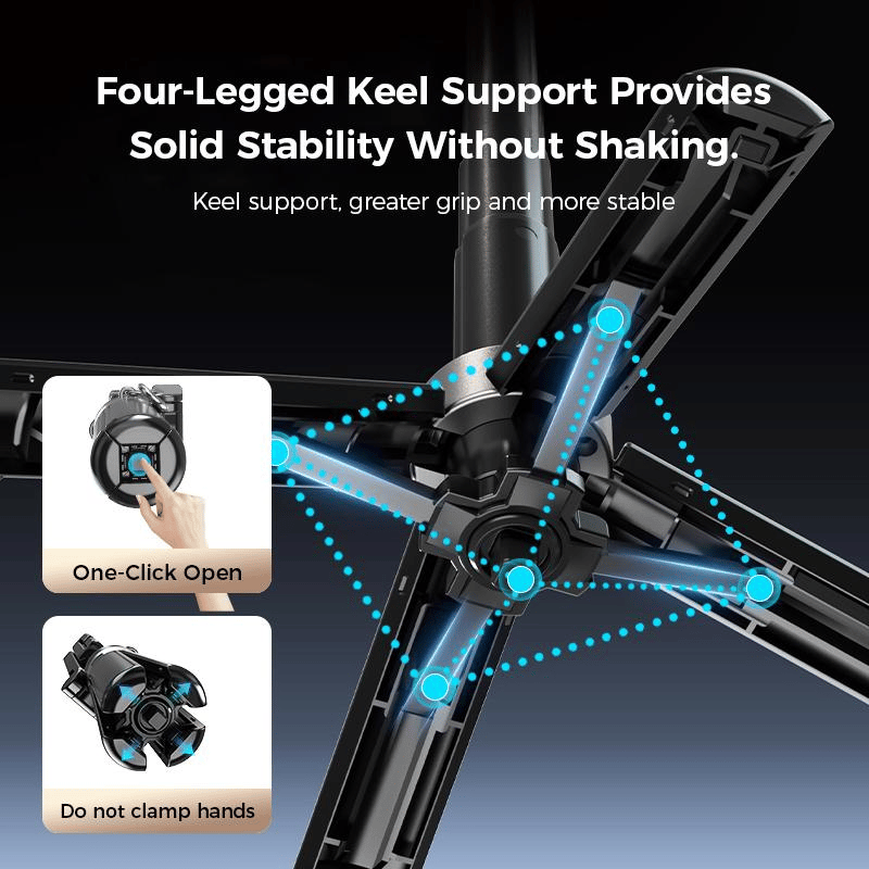 📢📢50%  OFF !! ⏰4-in-1 Magnetic Selfie Stick-360° Rotation & Portable Tripod✅