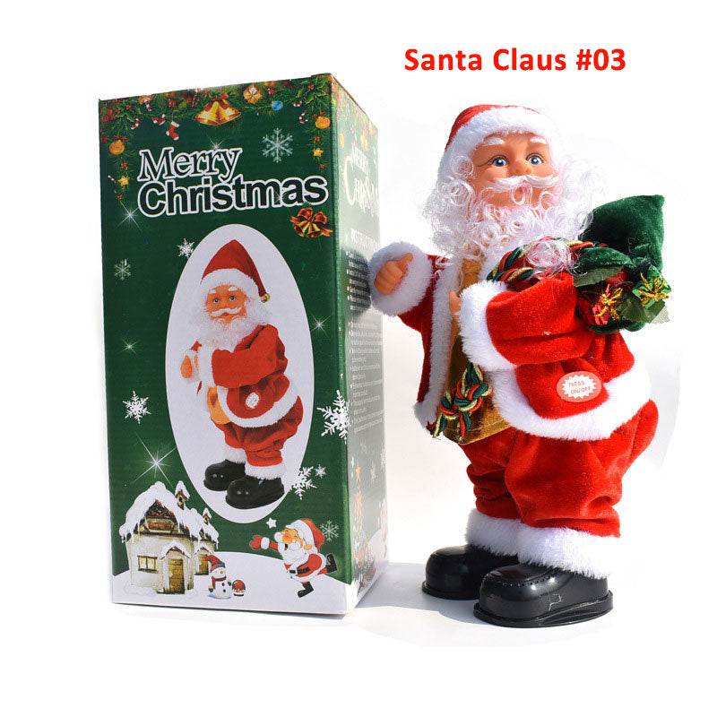 📢📢60 % OFF !!🎅🎁🎅Electric Dancing Music Santa Claus