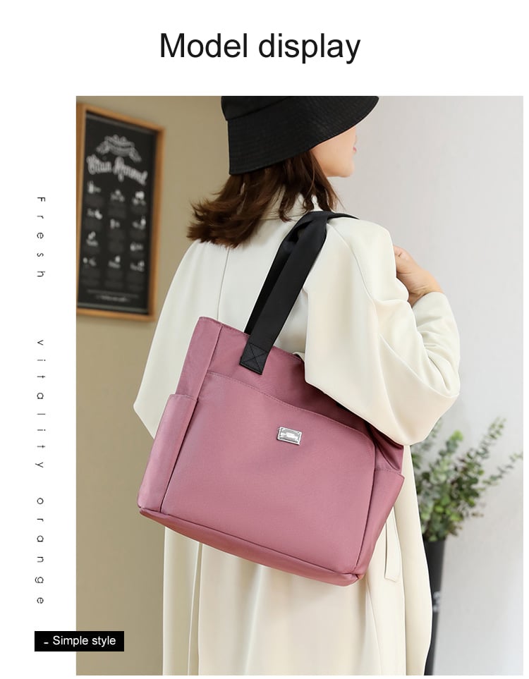 📢📢60%  OFF !! ⏰Large Capacity Waterproof Multi Pocket Nylon Shoulder Bag🎁