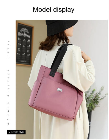 📢📢60%  OFF !! ⏰Large Capacity Waterproof Multi Pocket Nylon Shoulder Bag🎁