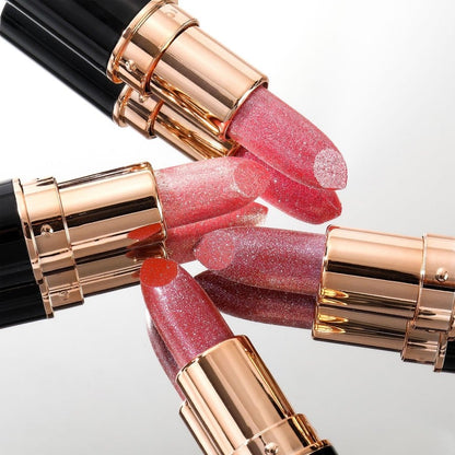 📢📢BUY 1 GET 1 FREE⏰⏰✨BUY 1 GET 1 FREE🎉Diamond Lip Gloss Glitter Lipstick Waterproof