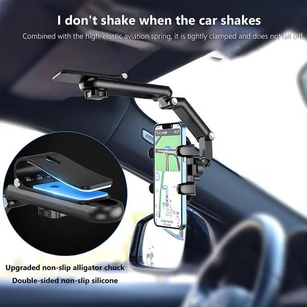 📢📢60 %  OFF !! ⏰ Rotatable and Retractable Car Phone Holder