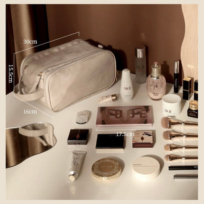 Sac à Cosmétiques de Grande Capacité à Huit Compartiments