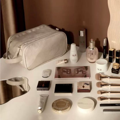 Sac à Cosmétiques de Grande Capacité à Huit Compartiments