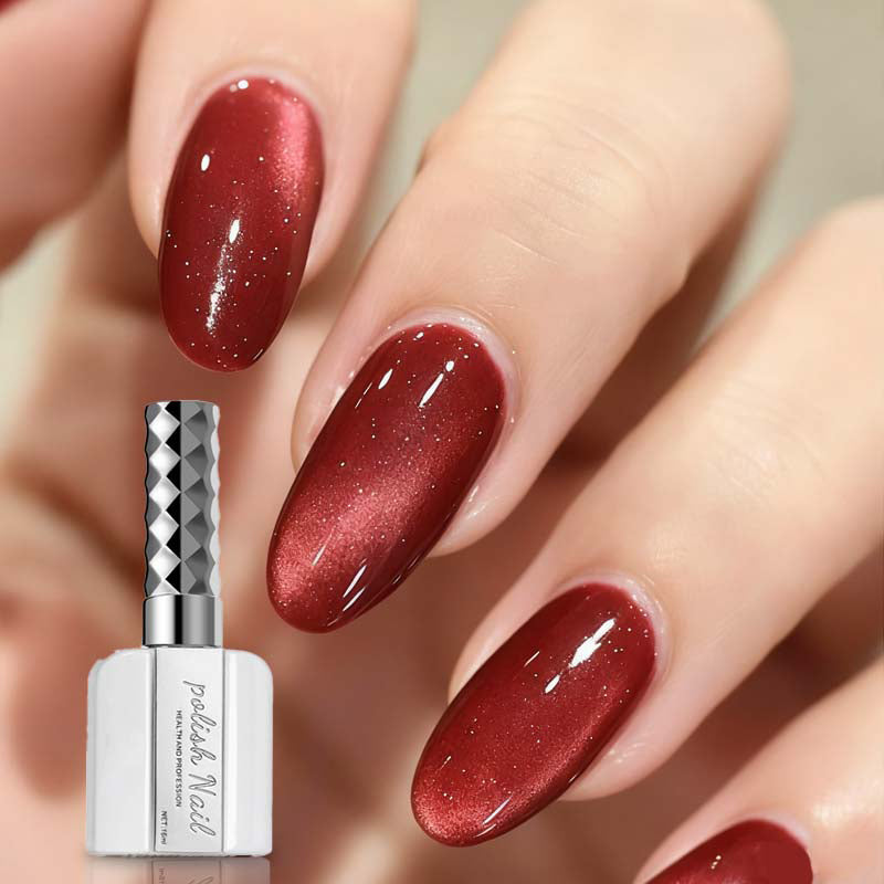 💅 50% OFF NOW! 🔥 Sparkling Cat-Eye Gel Polish - Magnetic Effect & Long-Lasting, Perfect for Salon-Quality Nails at Home ✨