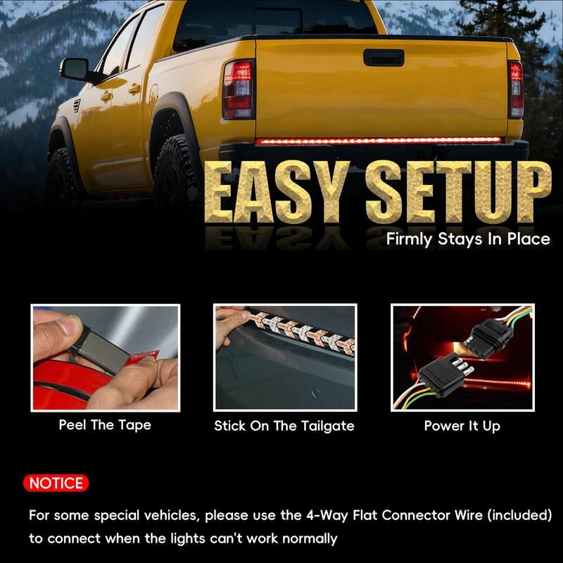 📢📢50%  OFF !! ⏰🚗60-Inch LED Tailgate Light Bar Strip