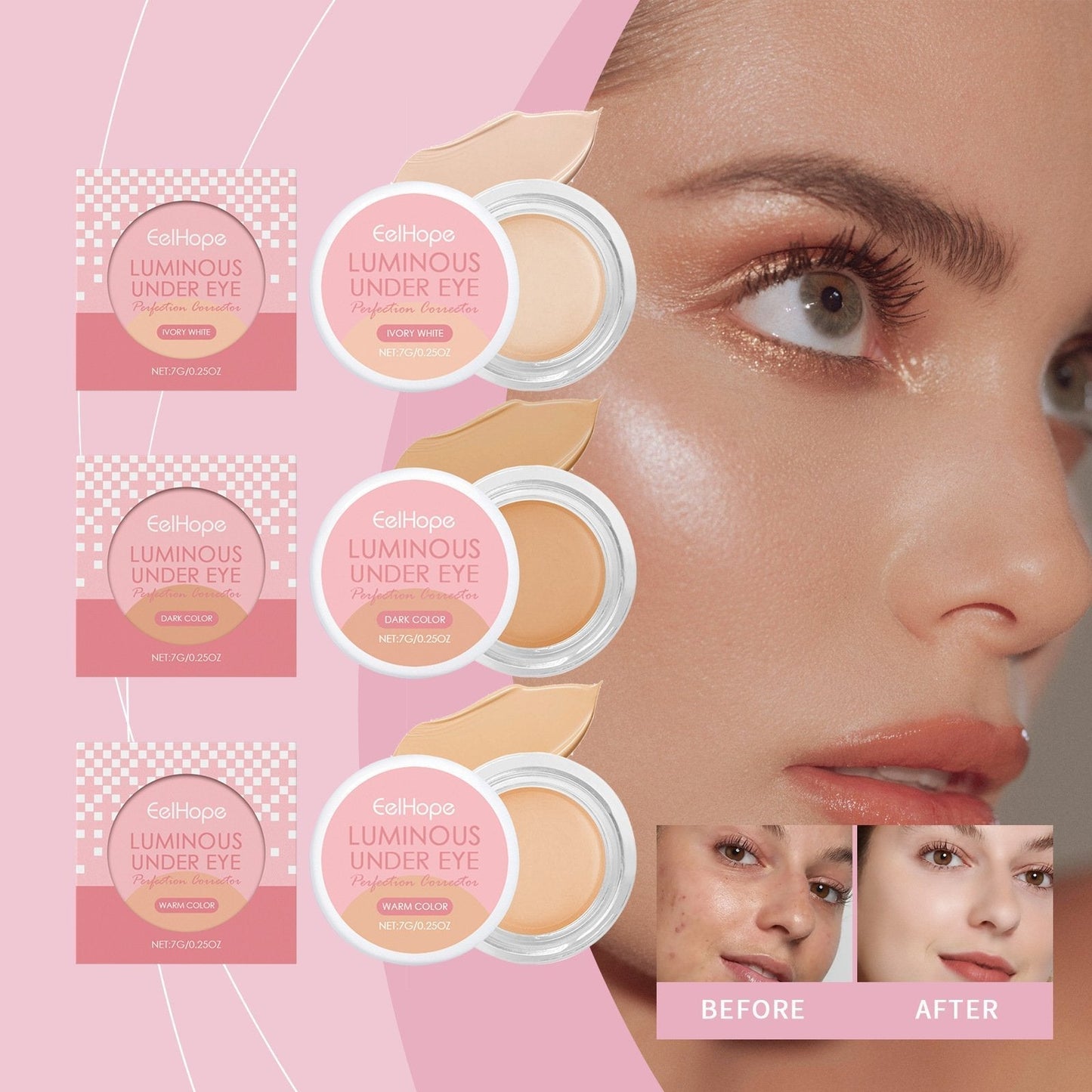 🔥Limited Sale - Buy 1 Get 1 Free✨Under Eye Brightener, Brightening Cream Concealer