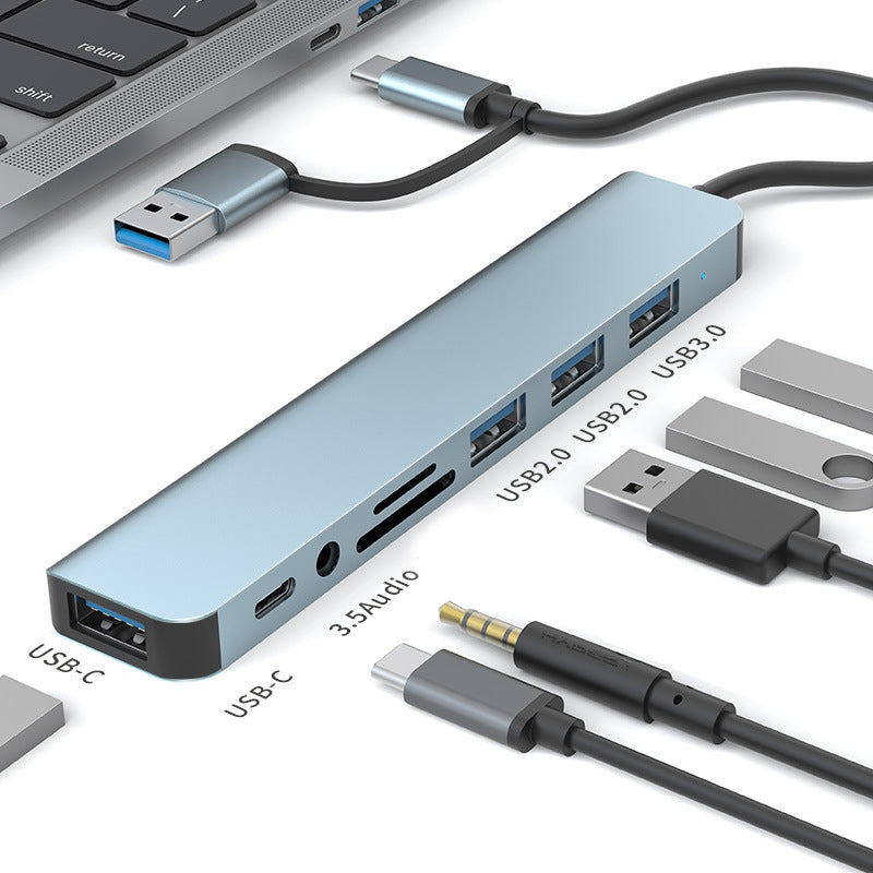 📢📢50%  OFF !!!⏰Eight-In-One Multi-Interface Docking Station Converter