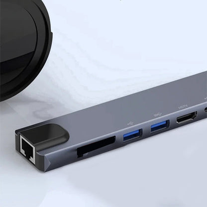 📢📢50%  OFF !!!⏰Eight-In-One Multi-Interface Docking Station Converter