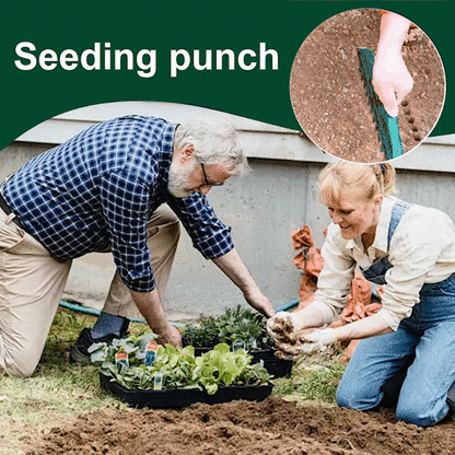 📢📢50% OFF !!!⏰Garden Seed Spacer & Dibbler – 12-Hole Precision Planting Tool