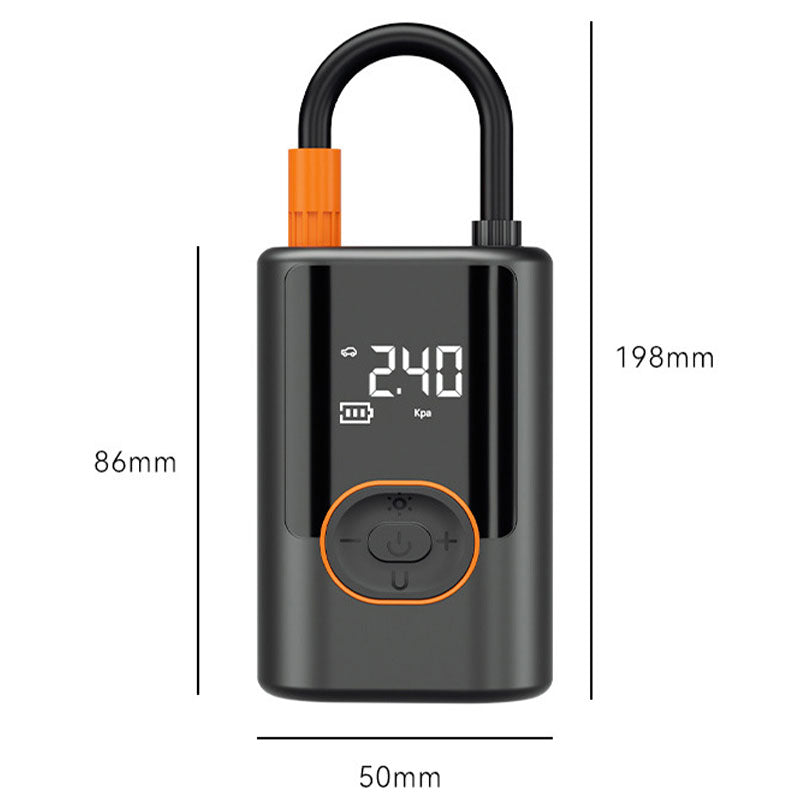 📢📢50% OFF!!⏰Multifunctional Portable Car Tire Inflator with Light