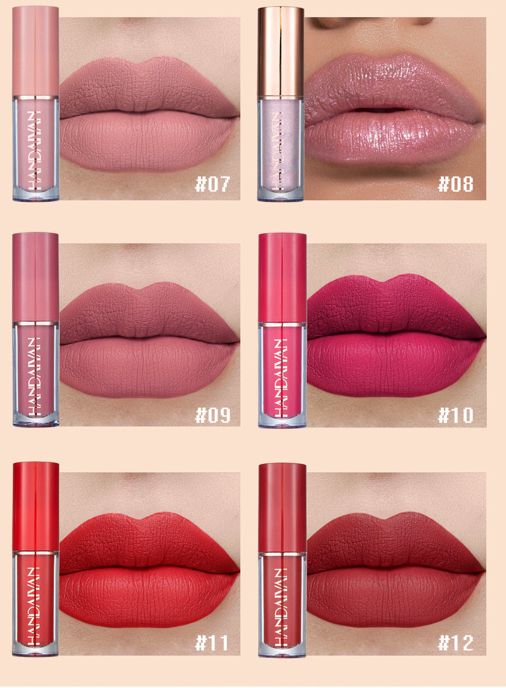 📢📢 BUY 2 GET 1 FREE! 🎀 12-Color Book Lip Gloss Set – Shimmery Shades, Moisturizing Formula & Mini Portable Design 💄✨