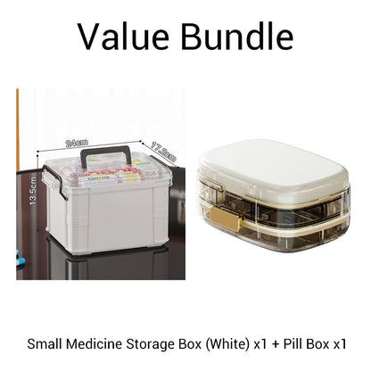 📢📢50%  OFF !!!⏰Multi-Layer Transparent Medicine Storage Box