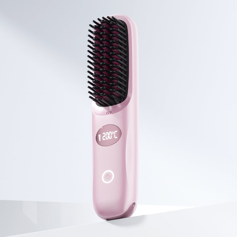 🎄Christmas Sale 33% OFF🔥2-in-1 Straightening & Cordless Hair Straightener with LED Display