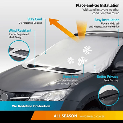 📢📢50%  OFF !!⏰Windshield Snow Cover Sunshade
