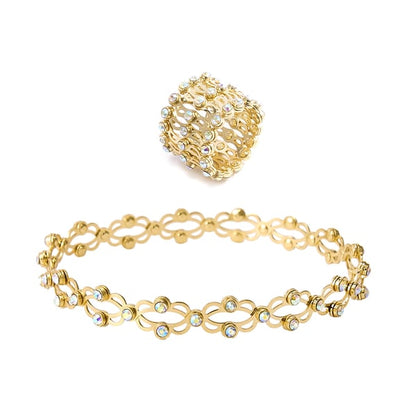 🔥Magic 2 in 1 Foldable Ring Bracelet🎅Limited time offer