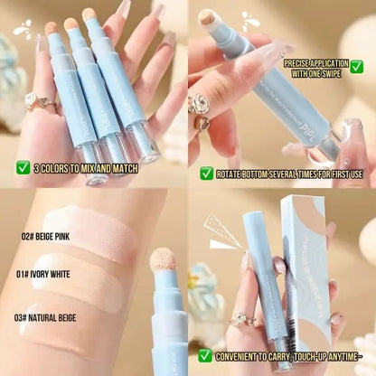 🖋️✨ BUY 1  GET 1 FREE!!💙Dual-effect Concealer & Foundation Eye Concealer - 24-hour long-lasting