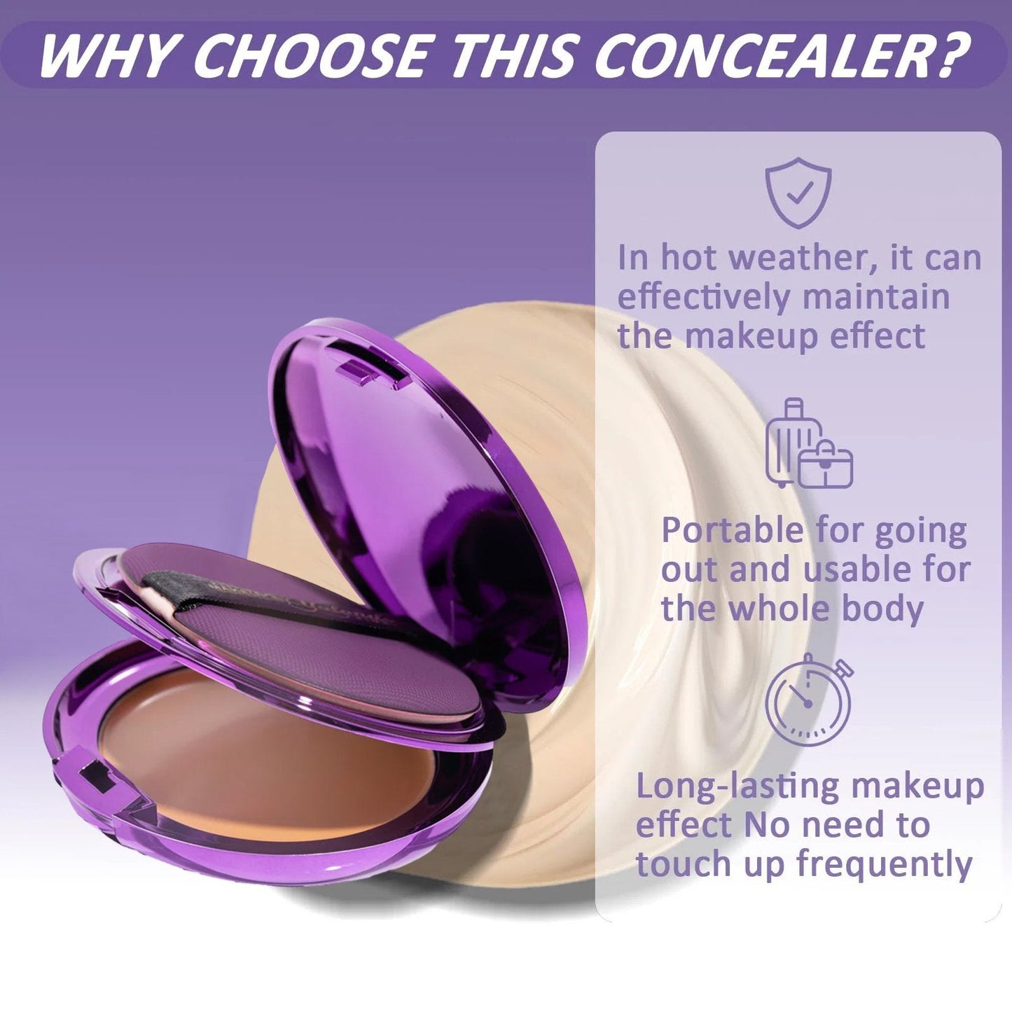 🔥 Buy 1 Get 1 Gree🔥 Flawless Under Eye Concealer｜Brighten Dark Circles, Crease