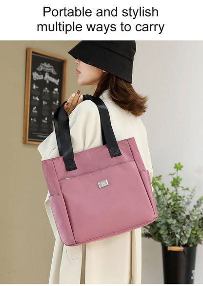 📢📢60%  OFF !! ⏰Large Capacity Waterproof Multi Pocket Nylon Shoulder Bag🎁
